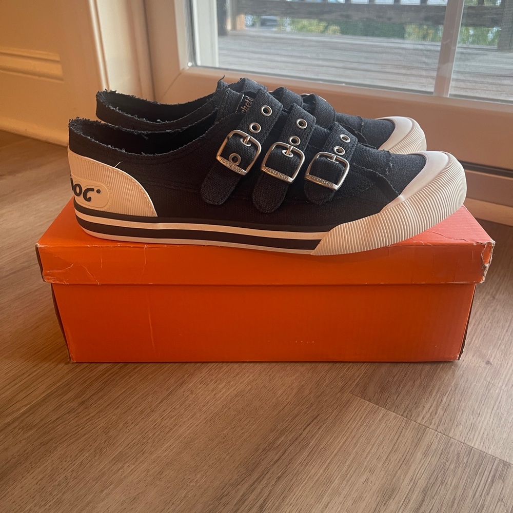 Rocket Dog Black Jolissa Aviator Sneakers